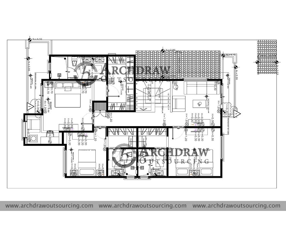 residential site plan drawing