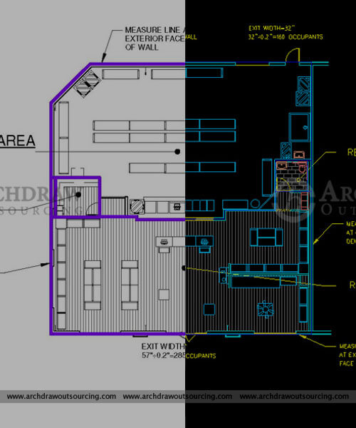 PDF to CAD for Retail Shop